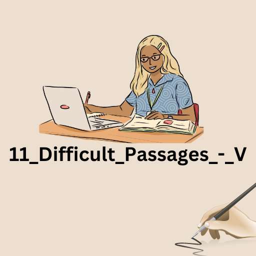 11_Difficult_Passages_-_V